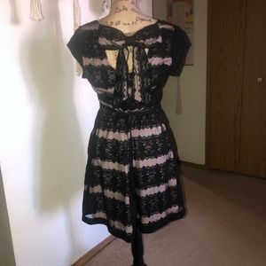 Black and nude Dress